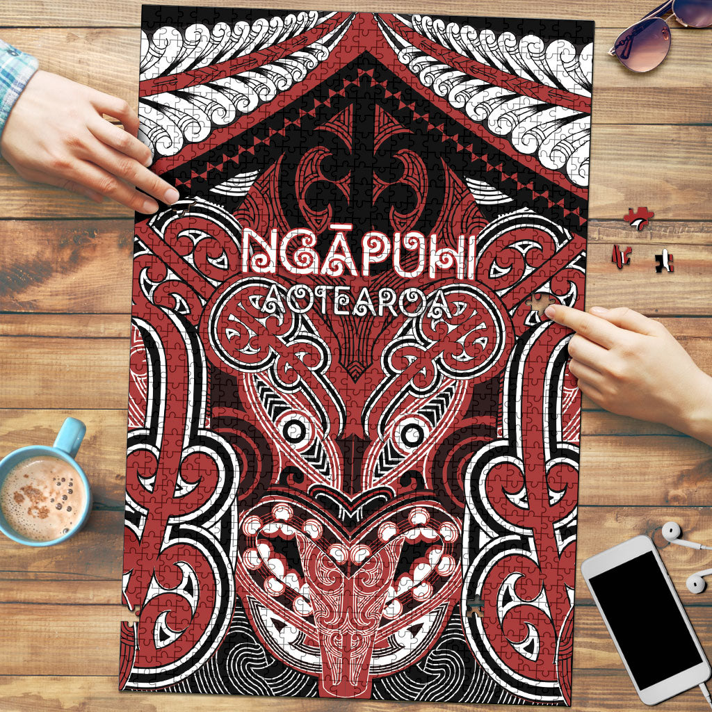 Aotearoa Iwi Ngapuhi Puzzle Maori Kowhaiwhai Pattern