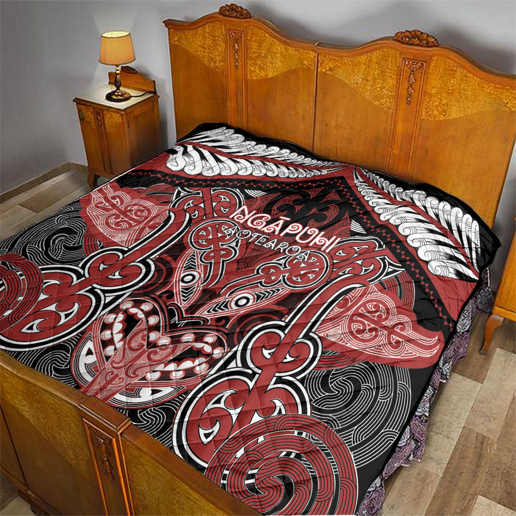 Aotearoa Iwi Ngapuhi Quilt Maori Kowhaiwhai Pattern