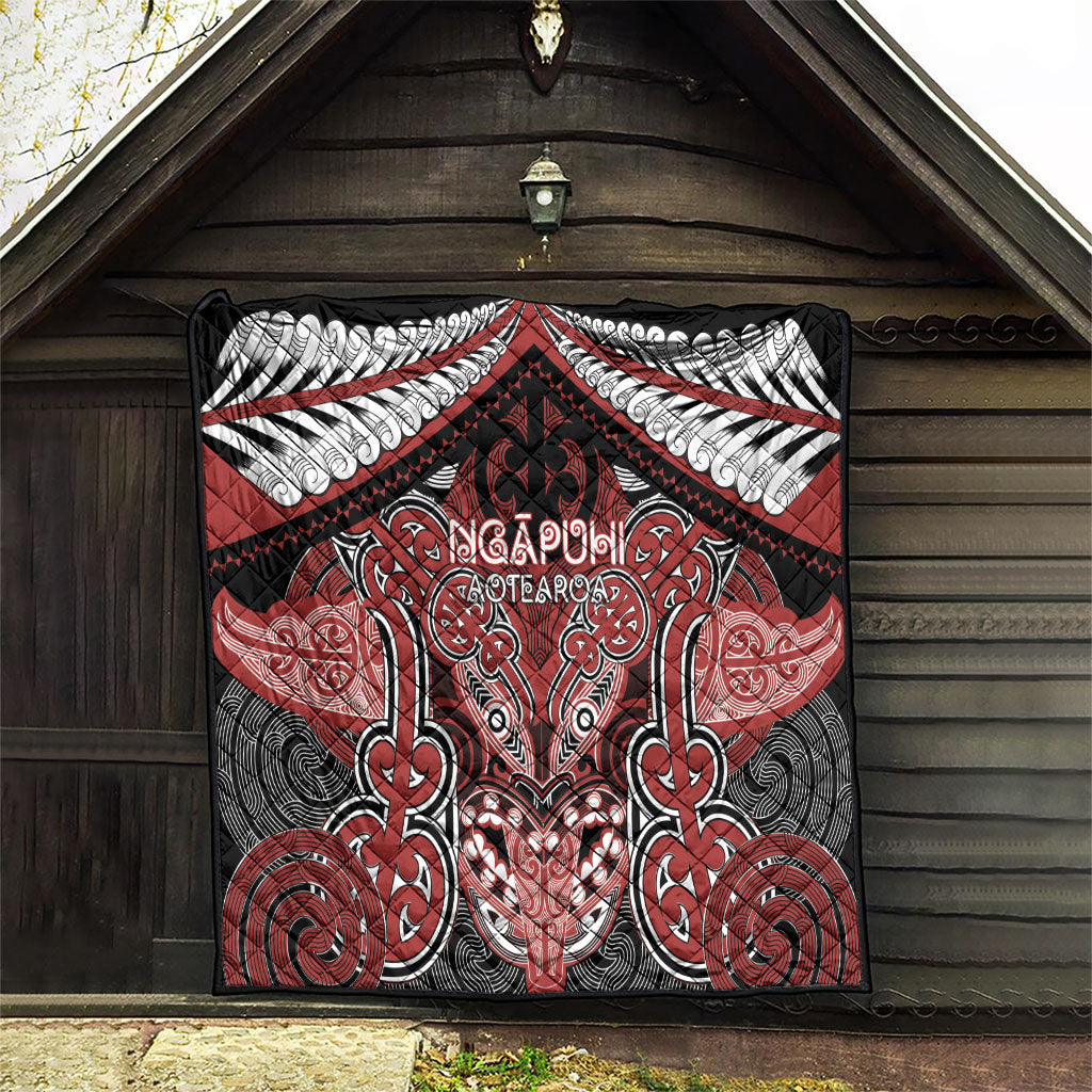 Aotearoa Iwi Ngapuhi Quilt Maori Kowhaiwhai Pattern