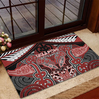 Aotearoa Iwi Ngapuhi Rubber Doormat Maori Kowhaiwhai Pattern