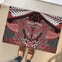 Aotearoa Iwi Ngapuhi Rubber Doormat Maori Kowhaiwhai Pattern