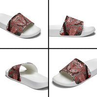 Aotearoa Iwi Ngapuhi Slide Sandals Maori Kowhaiwhai Pattern