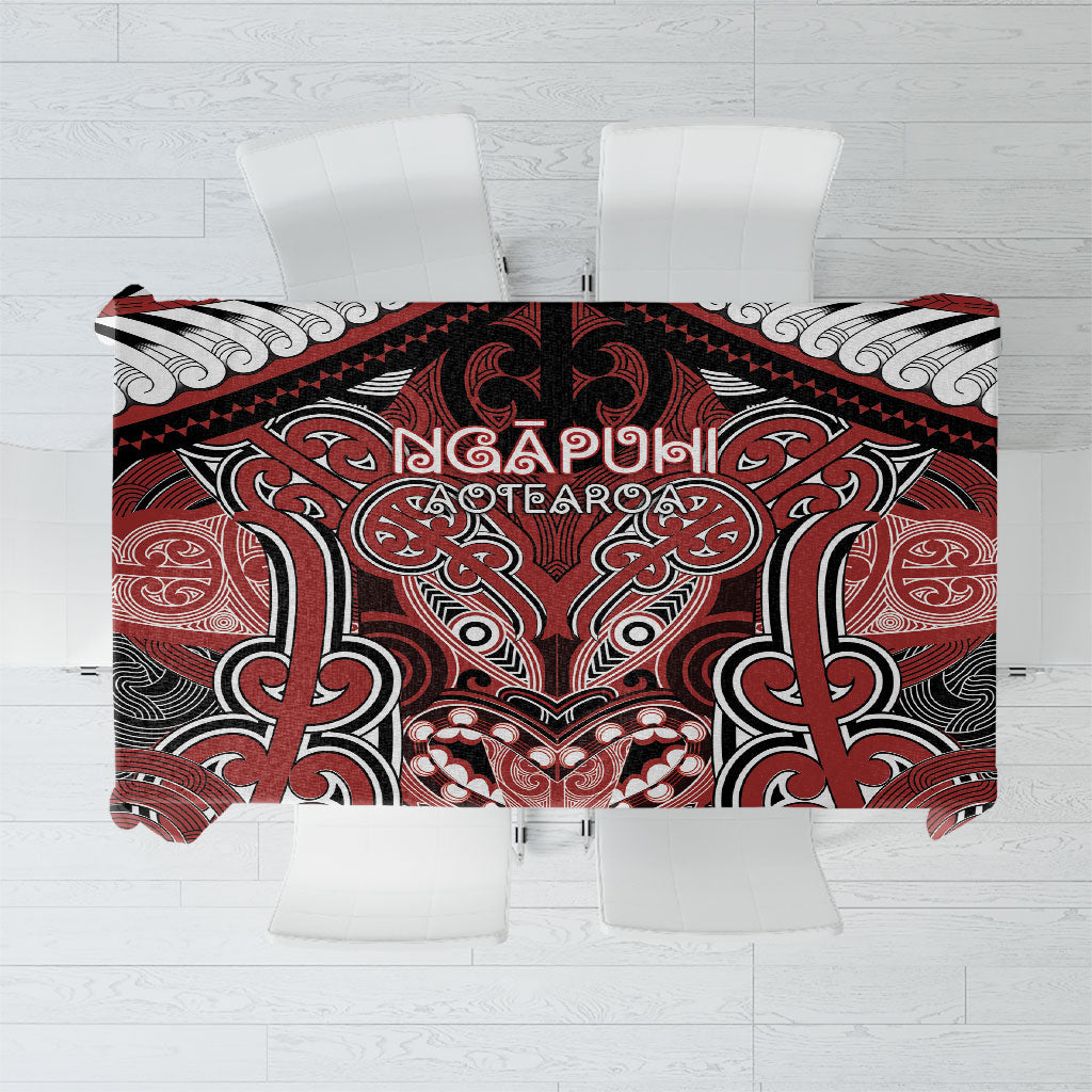 Aotearoa Iwi Ngapuhi Tablecloth Maori Kowhaiwhai Pattern