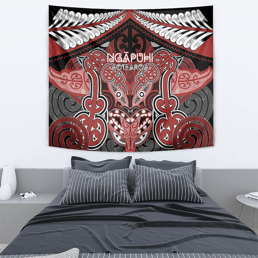 Aotearoa Iwi Ngapuhi Tapestry Maori Kowhaiwhai Pattern