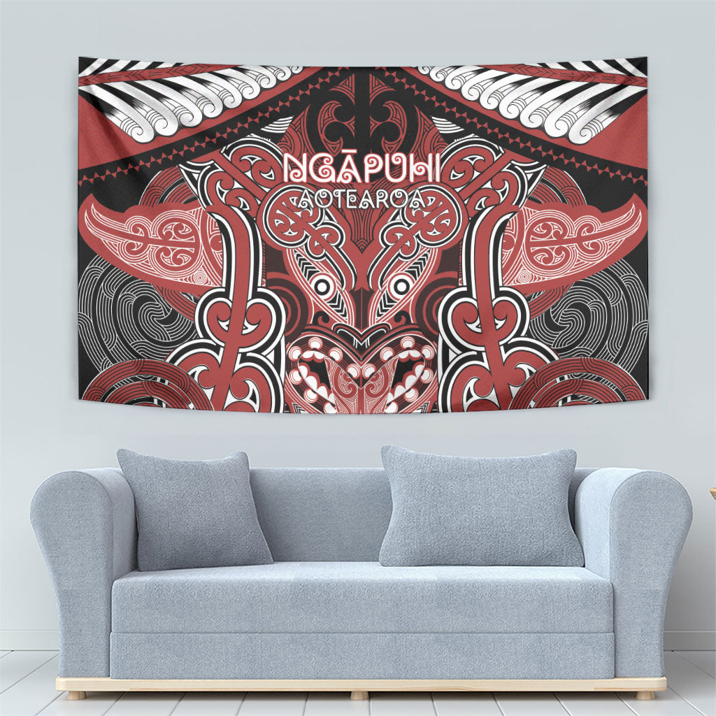Aotearoa Iwi Ngapuhi Tapestry Maori Kowhaiwhai Pattern