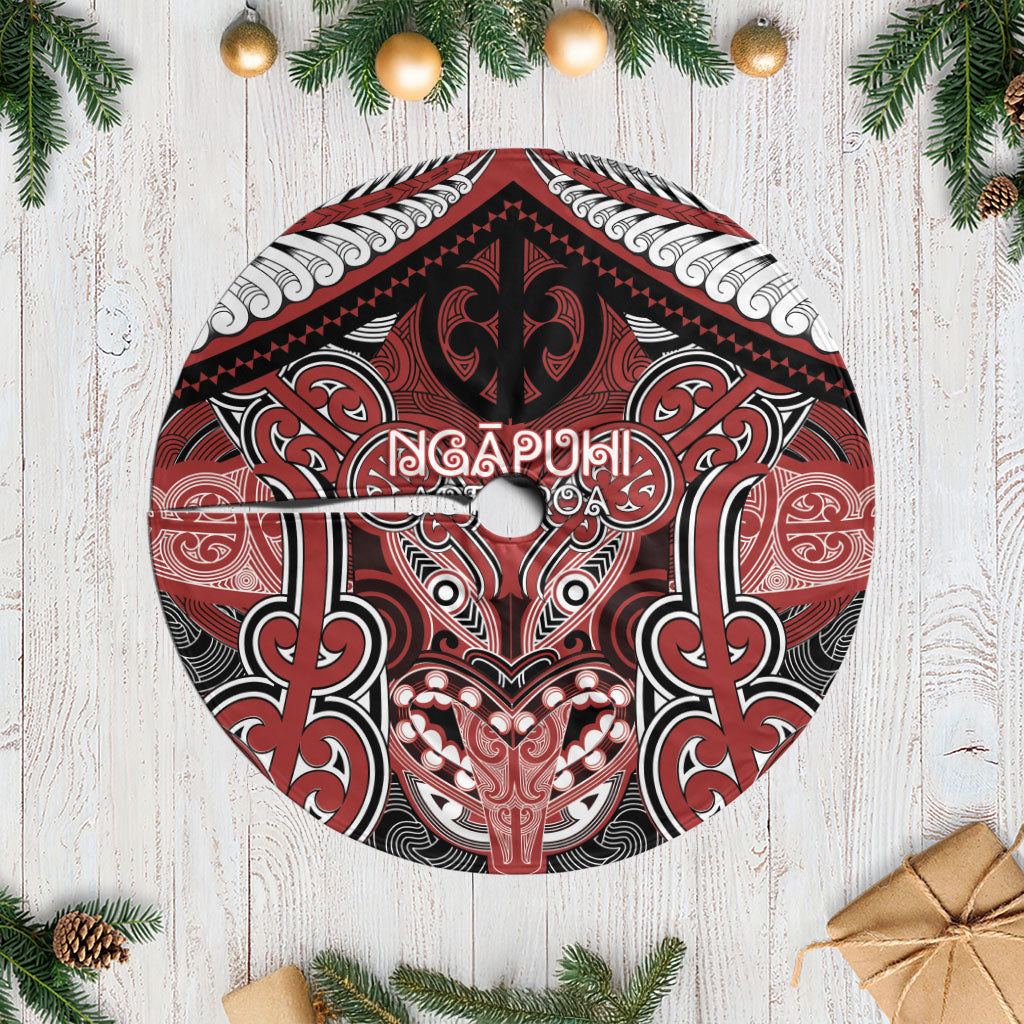 Aotearoa Iwi Ngapuhi Tree Skirt Maori Kowhaiwhai Pattern