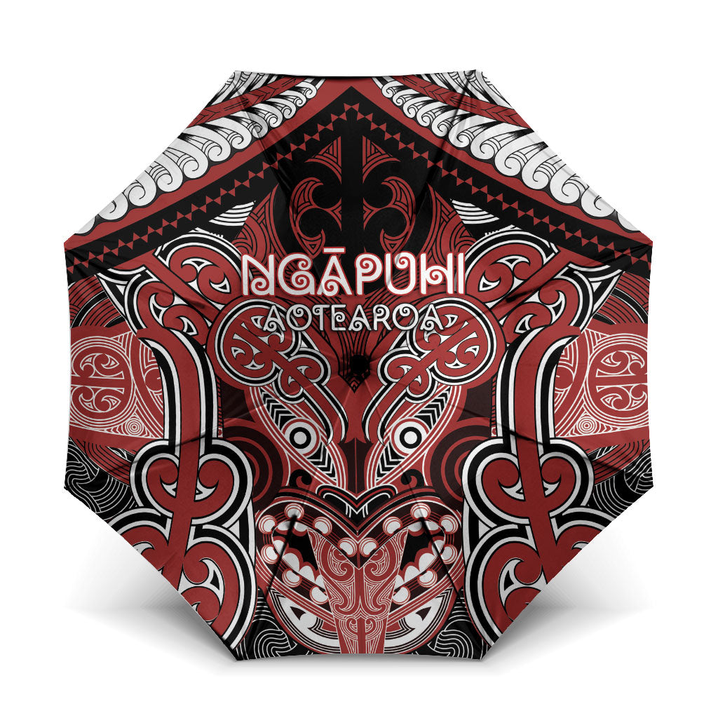 Aotearoa Iwi Ngapuhi Umbrella Maori Kowhaiwhai Pattern