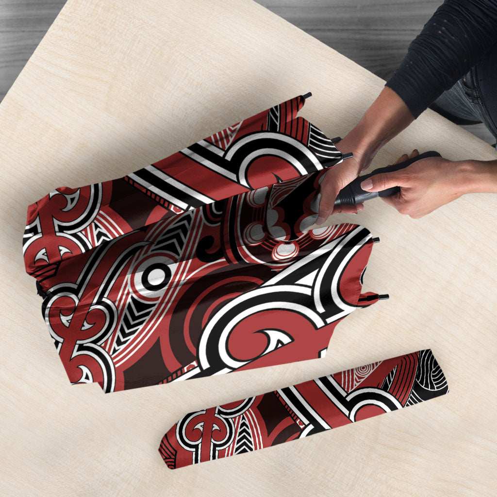 Aotearoa Iwi Ngapuhi Umbrella Maori Kowhaiwhai Pattern