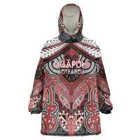 Aotearoa Iwi Ngapuhi Personalised Wearable Blanket Hoodie Maori Kowhaiwhai Pattern