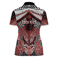 Aotearoa Iwi Ngapuhi Personalised Women Polo Shirt Maori Kowhaiwhai Pattern