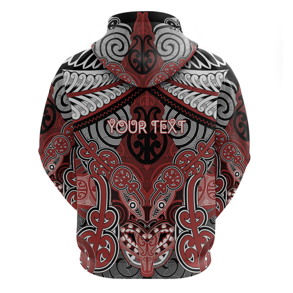 Aotearoa Iwi Ngapuhi Personalised Zip Hoodie Maori Kowhaiwhai Pattern