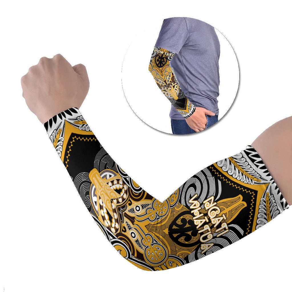 Aotearoa Iwi Ngati Whatua Personalised Arm Sleeves Maori Kowhaiwhai Pattern