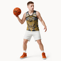 Aotearoa Iwi Ngati Whatua Personalised Basketball Jersey Maori Kowhaiwhai Pattern