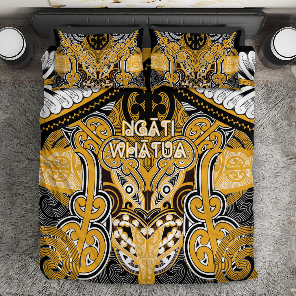 Aotearoa Iwi Ngati Whatua Bedding Set Maori Kowhaiwhai Pattern