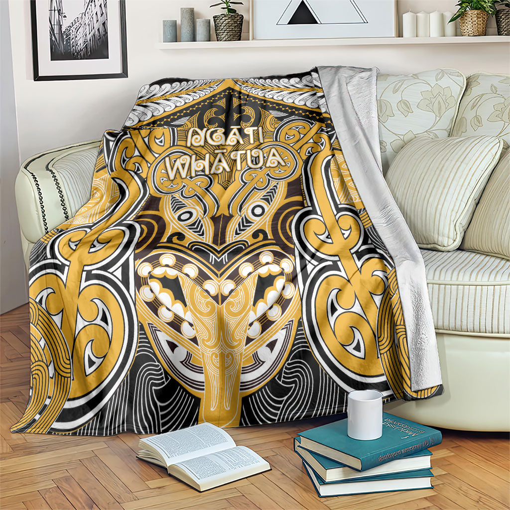 Aotearoa Iwi Ngati Whatua Blanket Maori Kowhaiwhai Pattern