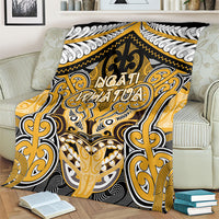 Aotearoa Iwi Ngati Whatua Blanket Maori Kowhaiwhai Pattern