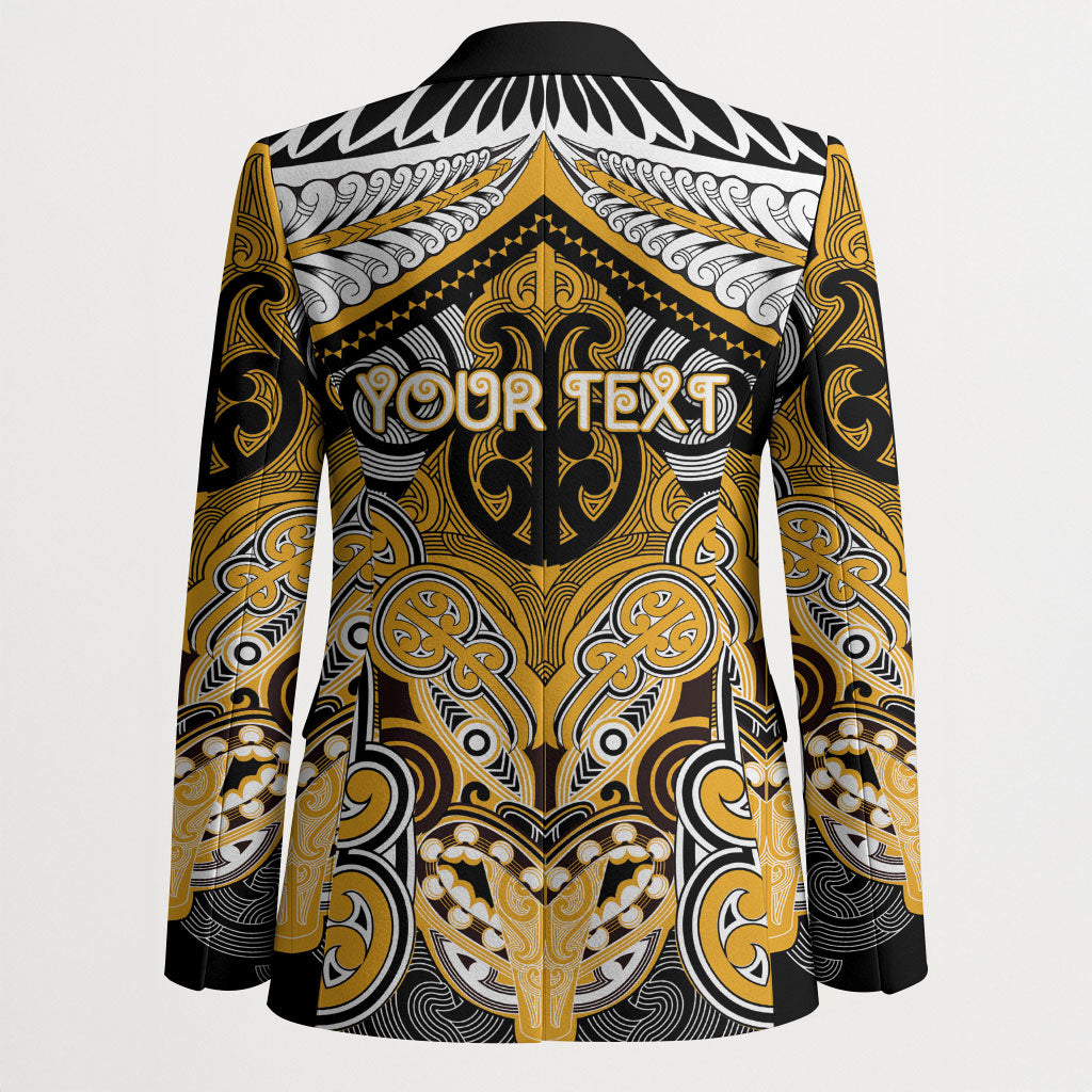 Aotearoa Iwi Ngati Whatua Personalised Blazer Maori Kowhaiwhai Pattern