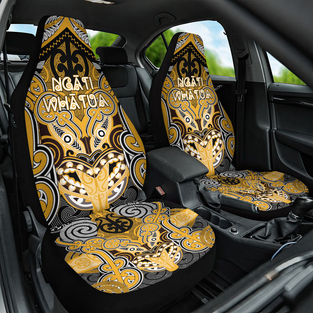 Aotearoa Iwi Ngati Whatua Car Seat Cover Maori Kowhaiwhai Pattern