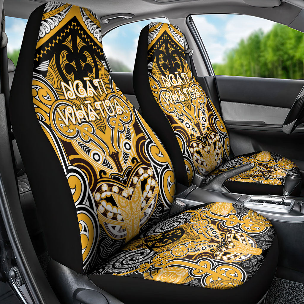 Aotearoa Iwi Ngati Whatua Car Seat Cover Maori Kowhaiwhai Pattern