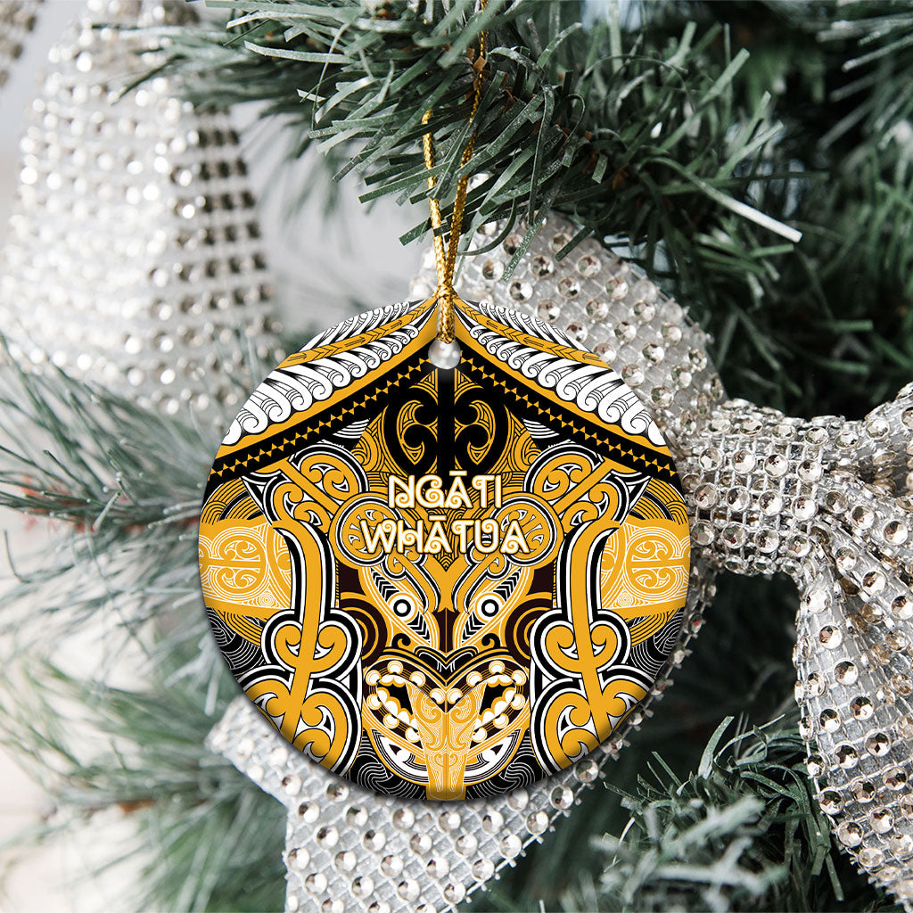 Aotearoa Iwi Ngati Whatua Personalised Ceramic Ornament Maori Kowhaiwhai Pattern