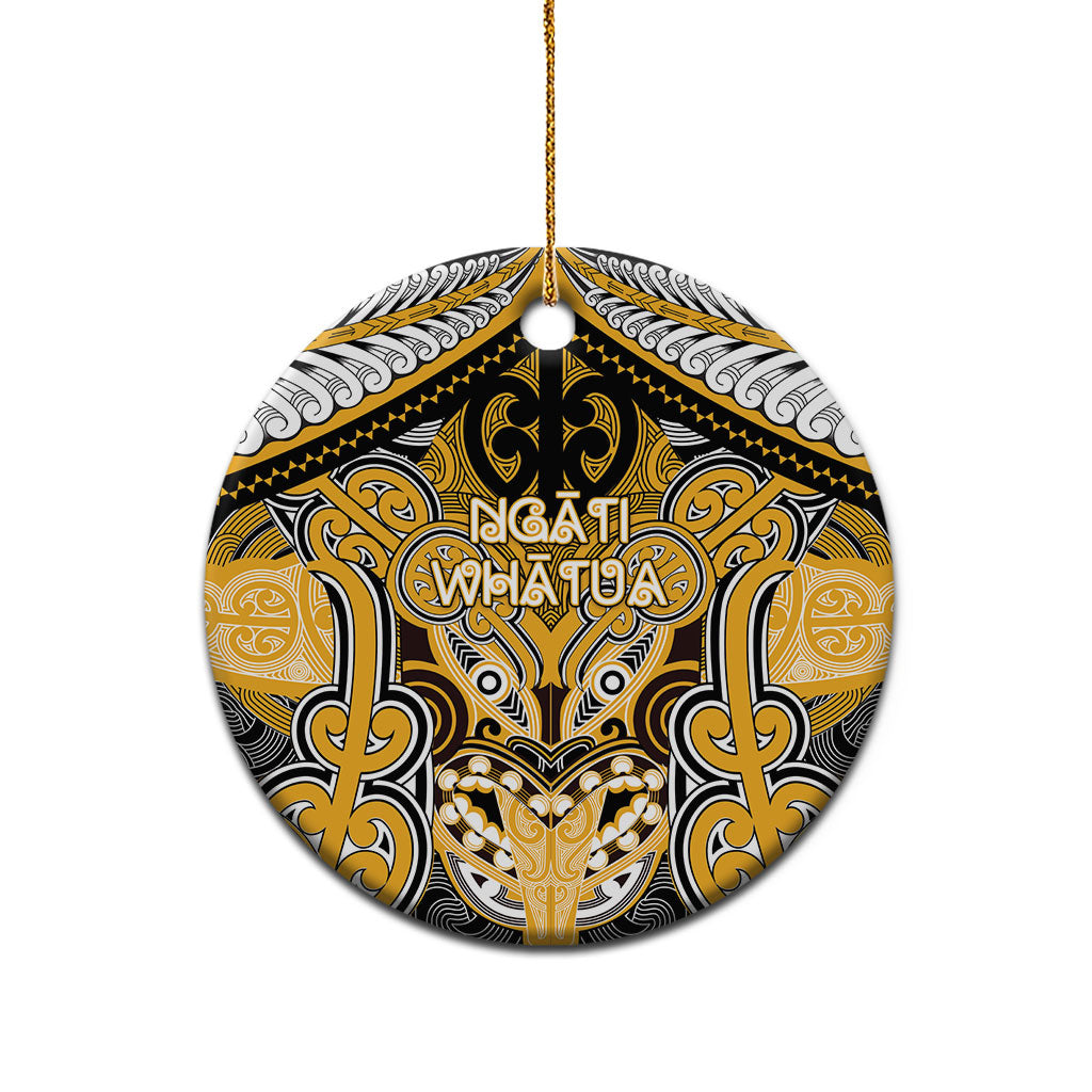 Aotearoa Iwi Ngati Whatua Personalised Ceramic Ornament Maori Kowhaiwhai Pattern