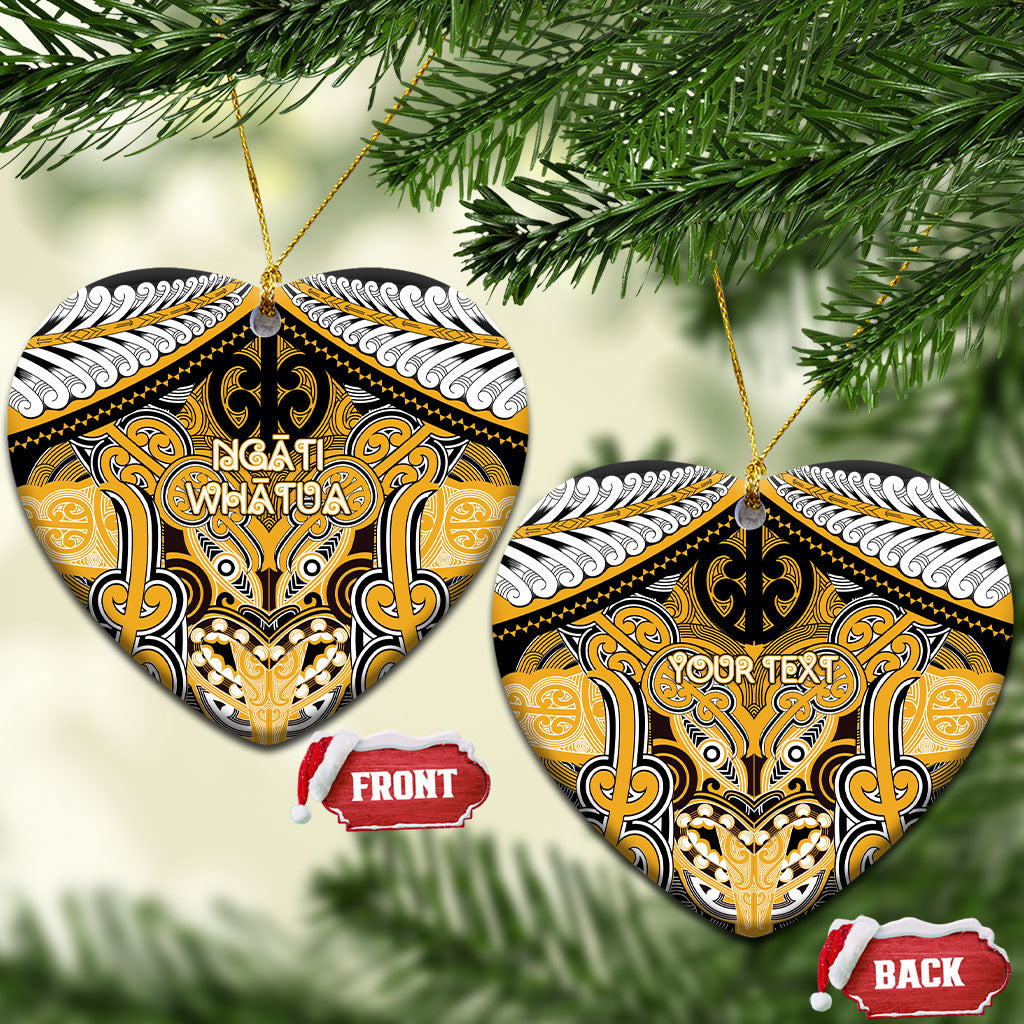 Aotearoa Iwi Ngati Whatua Personalised Ceramic Ornament Maori Kowhaiwhai Pattern