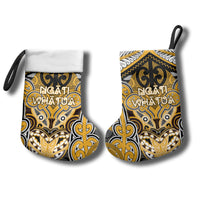Aotearoa Iwi Ngati Whatua Personalised Christmas Stocking Maori Kowhaiwhai Pattern