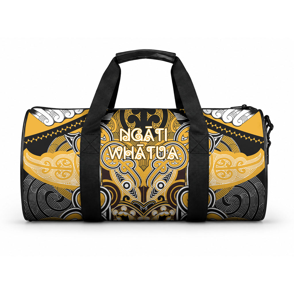 Aotearoa Iwi Ngati Whatua Duffle Bag Maori Kowhaiwhai Pattern