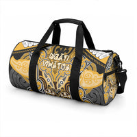 Aotearoa Iwi Ngati Whatua Duffle Bag Maori Kowhaiwhai Pattern
