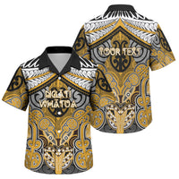 Aotearoa Iwi Ngati Whatua Personalised Family Matching Tank Maxi Dress and Hawaiian Shirt Maori Kowhaiwhai Pattern