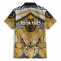 Aotearoa Iwi Ngati Whatua Personalised Hawaiian Shirt Maori Kowhaiwhai Pattern