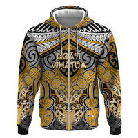 Aotearoa Iwi Ngati Whatua Personalised Hoodie Maori Kowhaiwhai Pattern