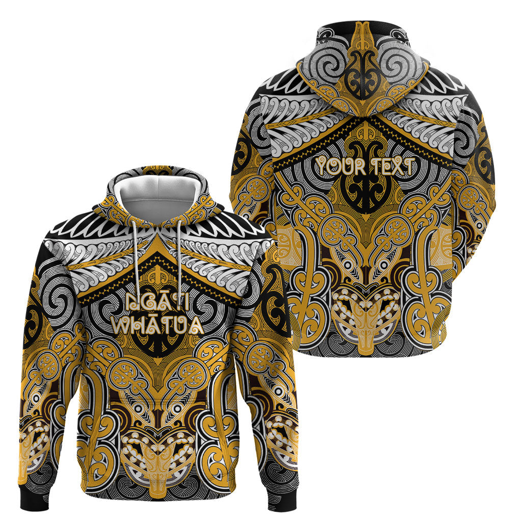 Aotearoa Iwi Ngati Whatua Personalised Hoodie Maori Kowhaiwhai Pattern