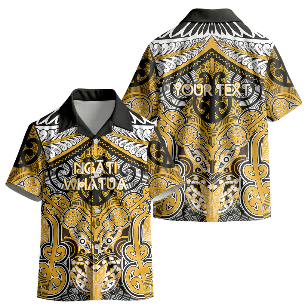 Aotearoa Iwi Ngati Whatua Personalised Kid Hawaiian Shirt Maori Kowhaiwhai Pattern