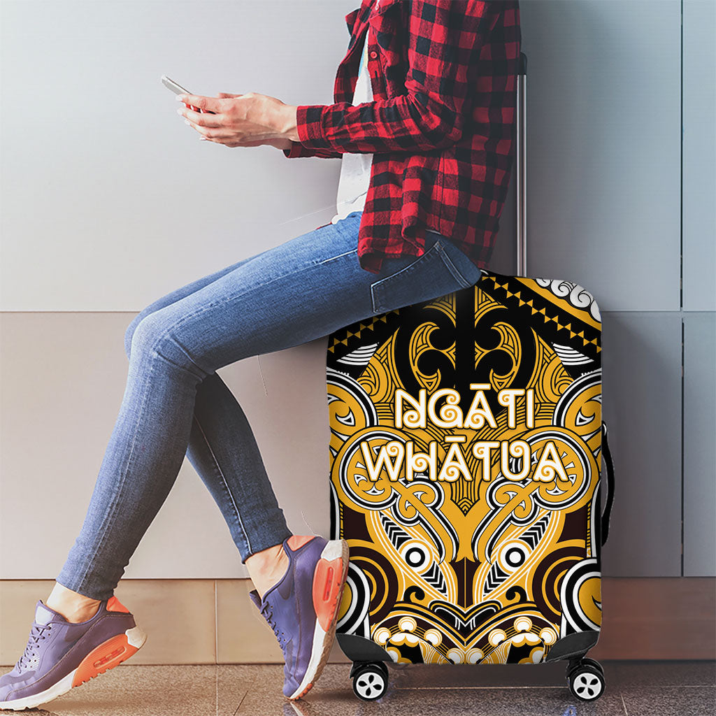 Aotearoa Iwi Ngati Whatua Luggage Cover Maori Kowhaiwhai Pattern