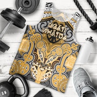 Aotearoa Iwi Ngati Whatua Personalised Men Tank Top Maori Kowhaiwhai Pattern