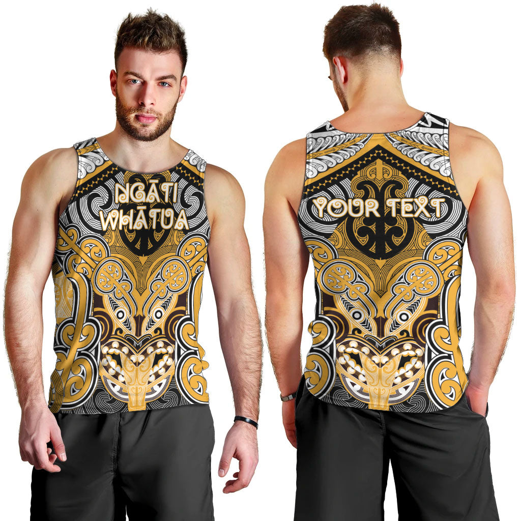 Aotearoa Iwi Ngati Whatua Personalised Men Tank Top Maori Kowhaiwhai Pattern