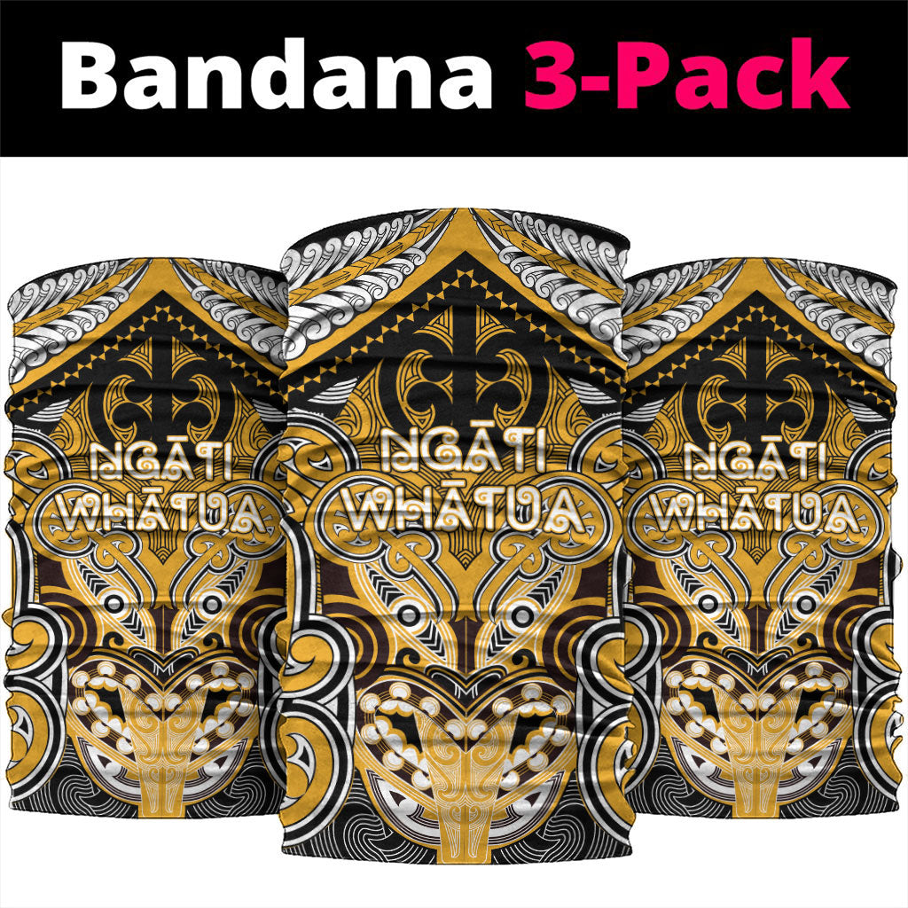 Aotearoa Iwi Ngati Whatua Neck Gaiter Maori Kowhaiwhai Pattern