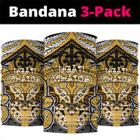 Aotearoa Iwi Ngati Whatua Neck Gaiter Maori Kowhaiwhai Pattern