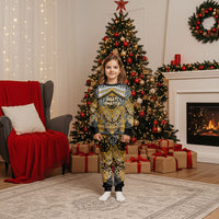Aotearoa Iwi Ngati Whatua Personalised Christmas Pajama Set Maori Kowhaiwhai Pattern