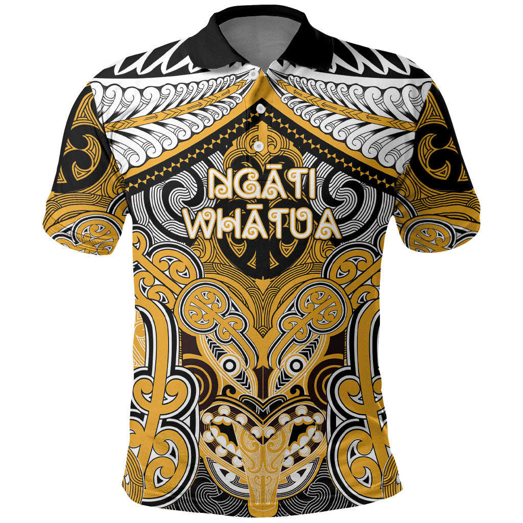 Aotearoa Iwi Ngati Whatua Personalised Polo Shirt Maori Kowhaiwhai Pattern