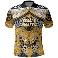 Aotearoa Iwi Ngati Whatua Personalised Polo Shirt Maori Kowhaiwhai Pattern