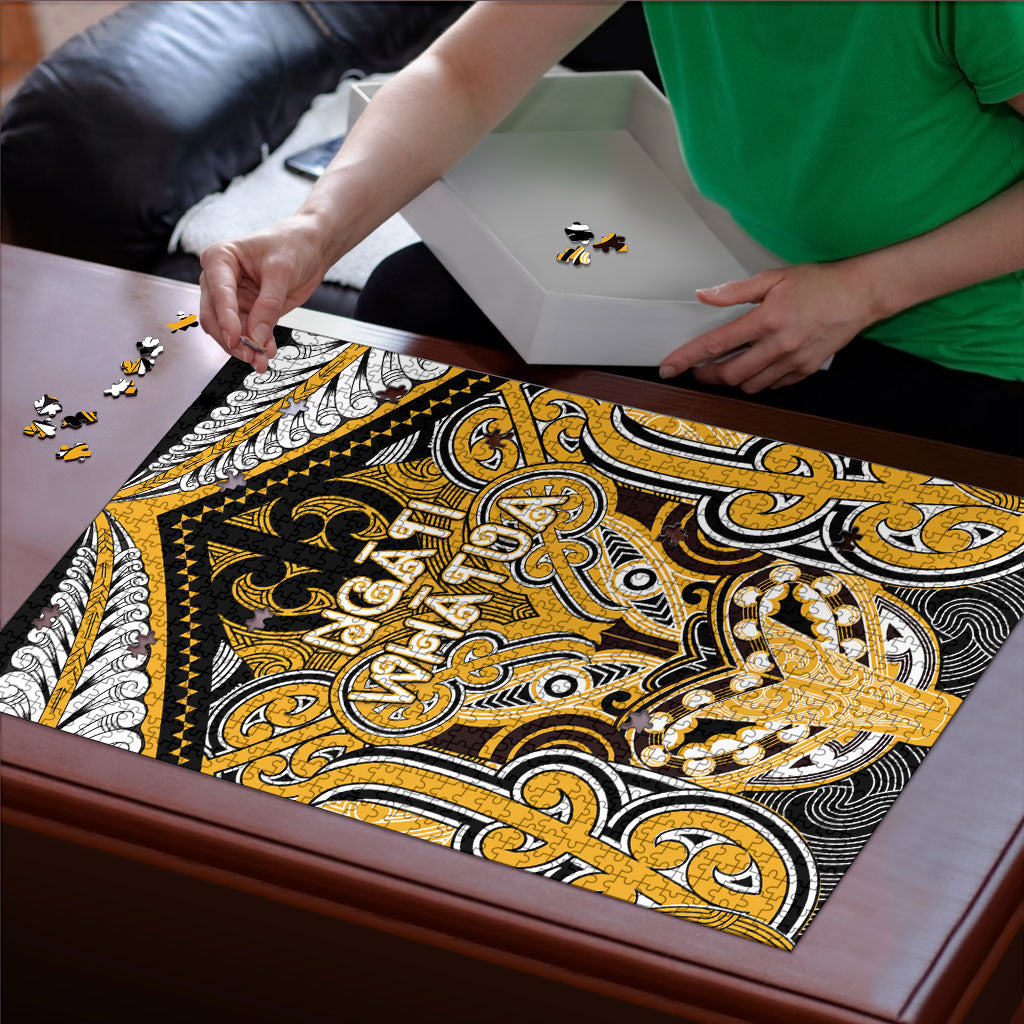 Aotearoa Iwi Ngati Whatua Puzzle Maori Kowhaiwhai Pattern