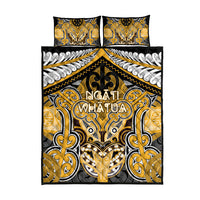 Aotearoa Iwi Ngati Whatua Quilt Bed Set Maori Kowhaiwhai Pattern