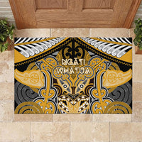 Aotearoa Iwi Ngati Whatua Rubber Doormat Maori Kowhaiwhai Pattern