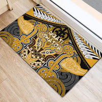 Aotearoa Iwi Ngati Whatua Rubber Doormat Maori Kowhaiwhai Pattern