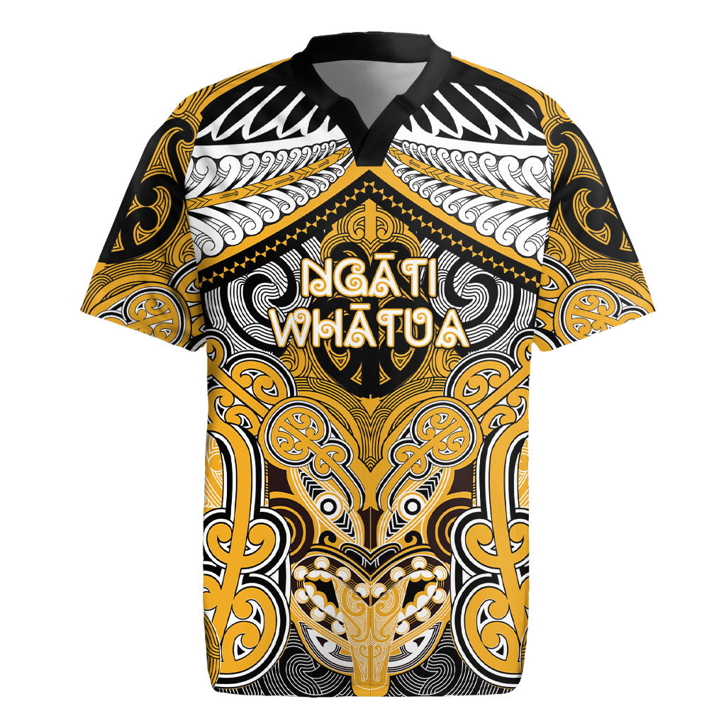 Aotearoa Iwi Ngati Whatua Personalised Rugby Jersey Maori Kowhaiwhai Pattern