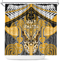 Aotearoa Iwi Ngati Whatua Shower Curtain Maori Kowhaiwhai Pattern