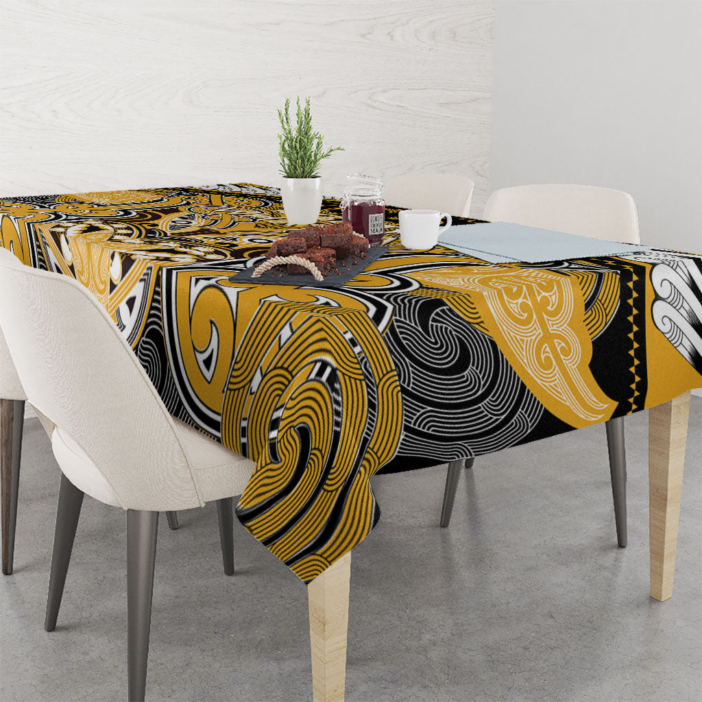Aotearoa Iwi Ngati Whatua Tablecloth Maori Kowhaiwhai Pattern