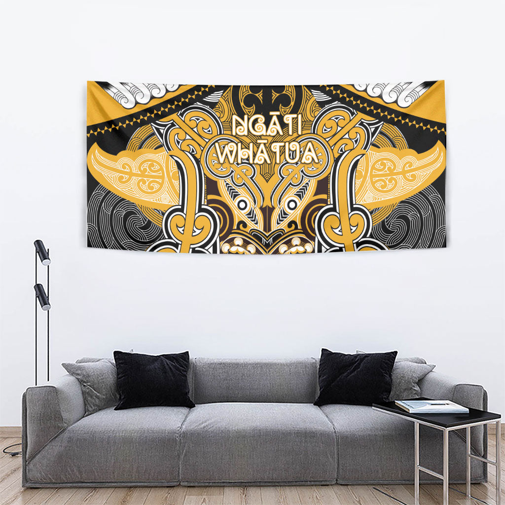 Aotearoa Iwi Ngati Whatua Tapestry Maori Kowhaiwhai Pattern